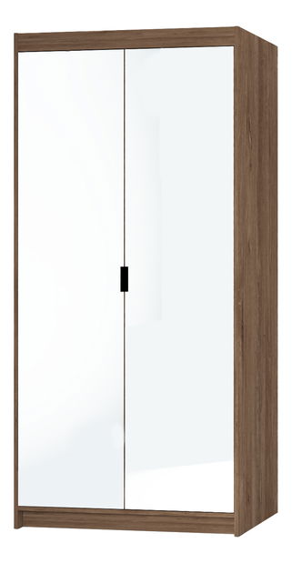 Šatní skříň se zrcadlem Elanor I (dub lefkas)