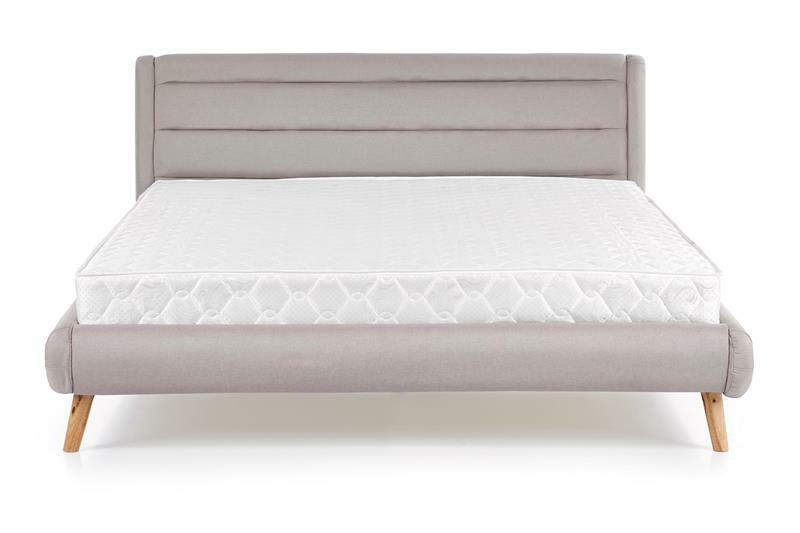 Manželská postel 160 cm Edith (černý jasan) (s roštem)