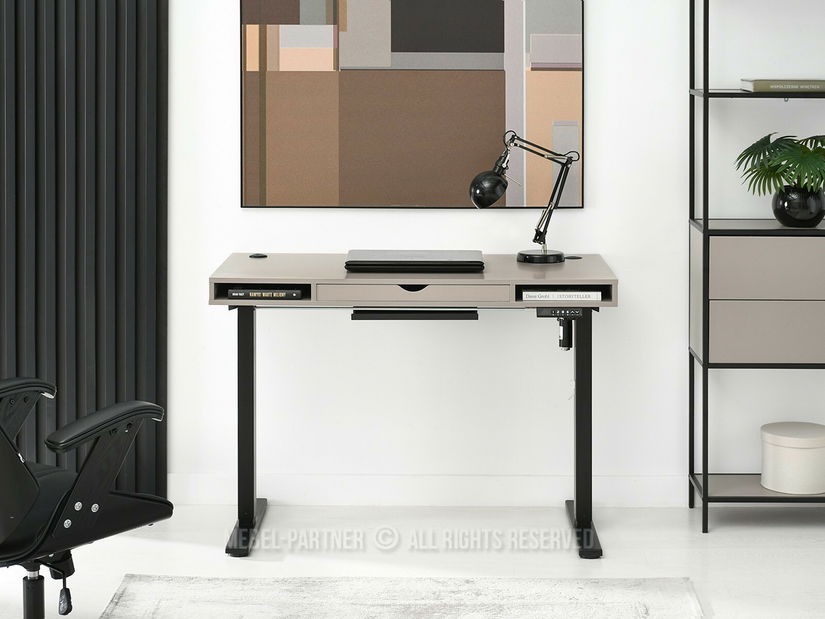 PC stolek Osto 120 (béžová + černá)