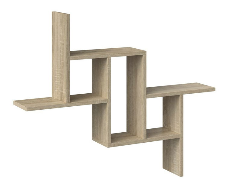 Nástěnná police Fragil 1 (dub sonoma)