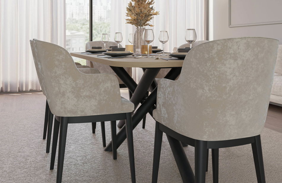 Jídelní stůl Ossla (dub lindberg)