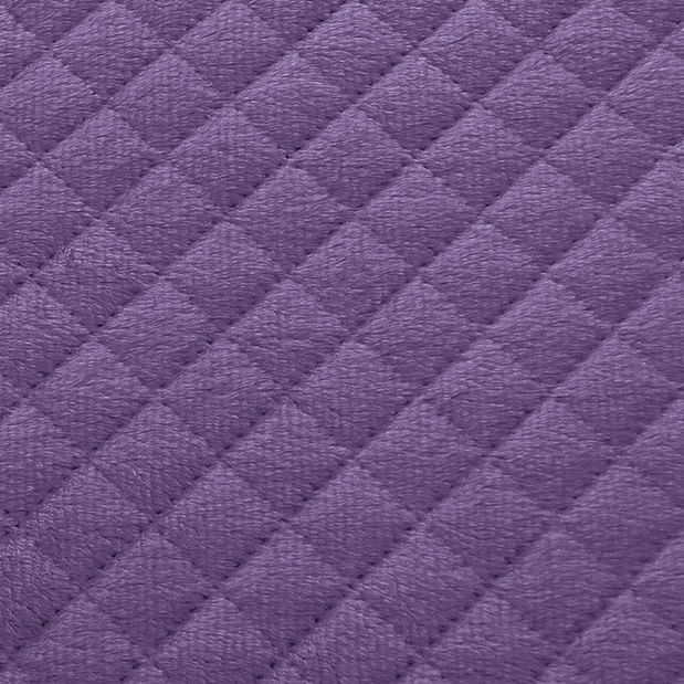 Přehoz na postel 260x230cm Filip (fialová + šedá)