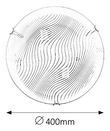 Stropní svítidlo Beverly 3288 (bílá + průhledná)