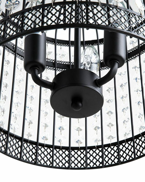 Závěsná lampa Carison (černá)