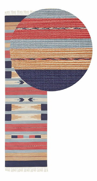 Koberec 80 x 300 cm Ganda (vícebarevná)