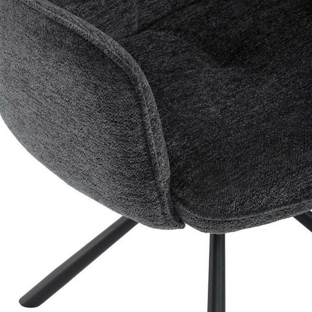 Jídelní židle Daston (černá)