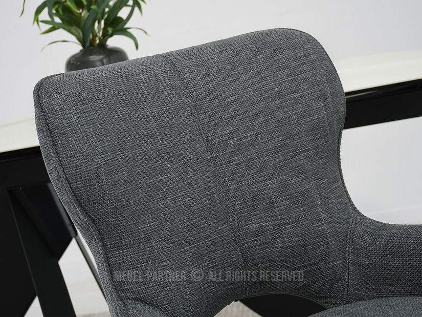 Židle Marge (šedá + černá)