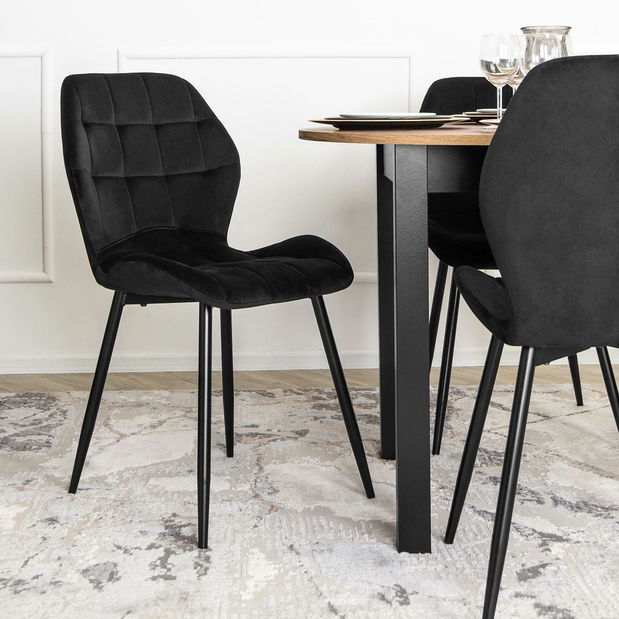 Jídelní židle Ligado (černá)