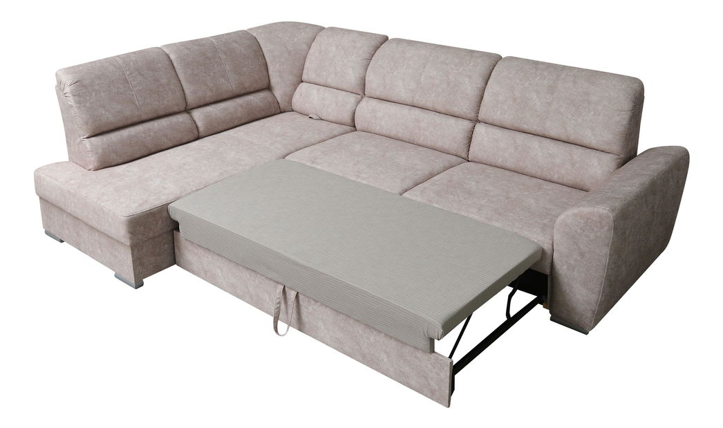 Rohová sedací souprava Estella (šedá) (L)