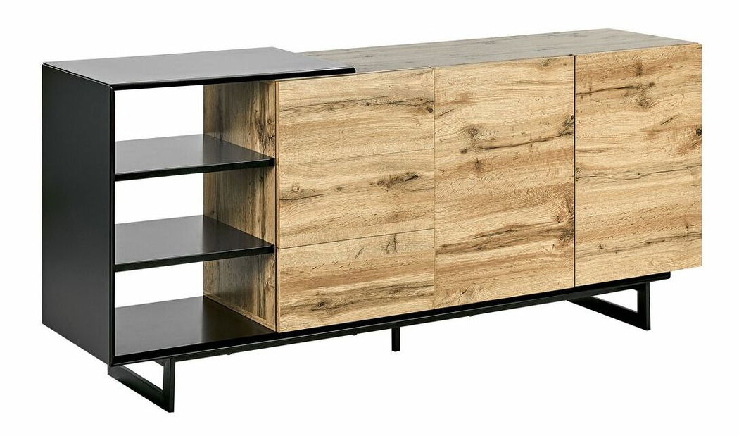 Komoda Finnick (světlé dřevo)