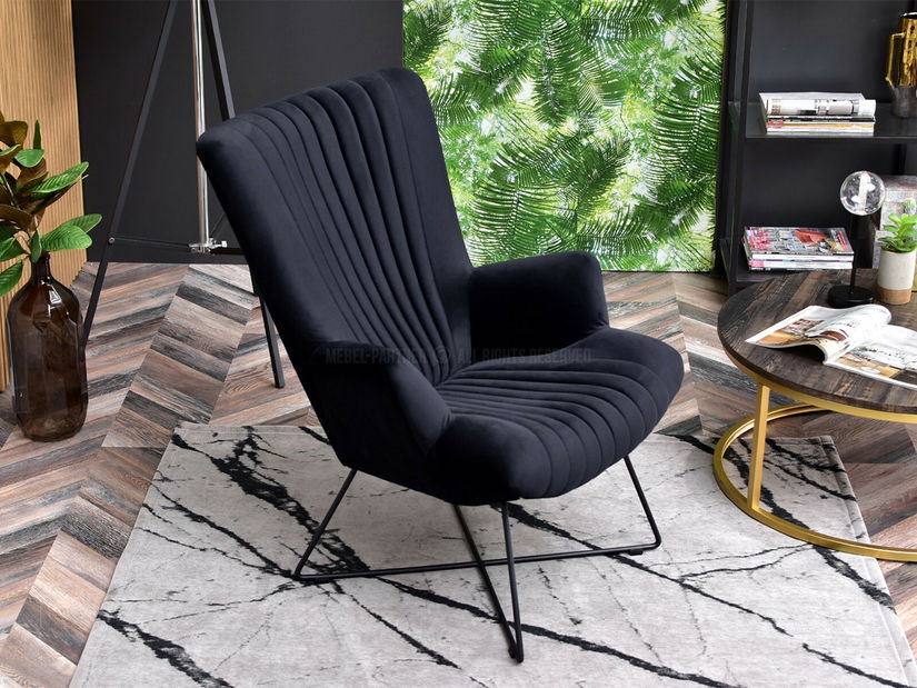 Relaxační křeslo Nuttshell (černá)