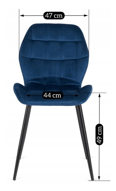 Jídelní židle Ligado (námořnická modrá)