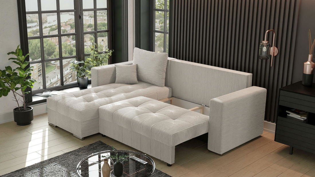 Rohová sedačka Josie (L) (béžová)