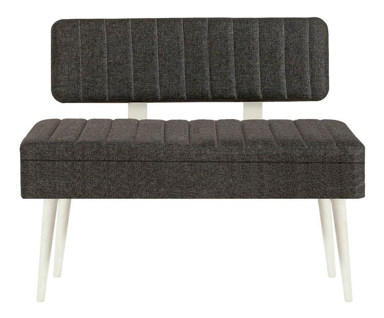 Lavice Vlasta 1 (bílá + antracit) (s úl. prostorem)