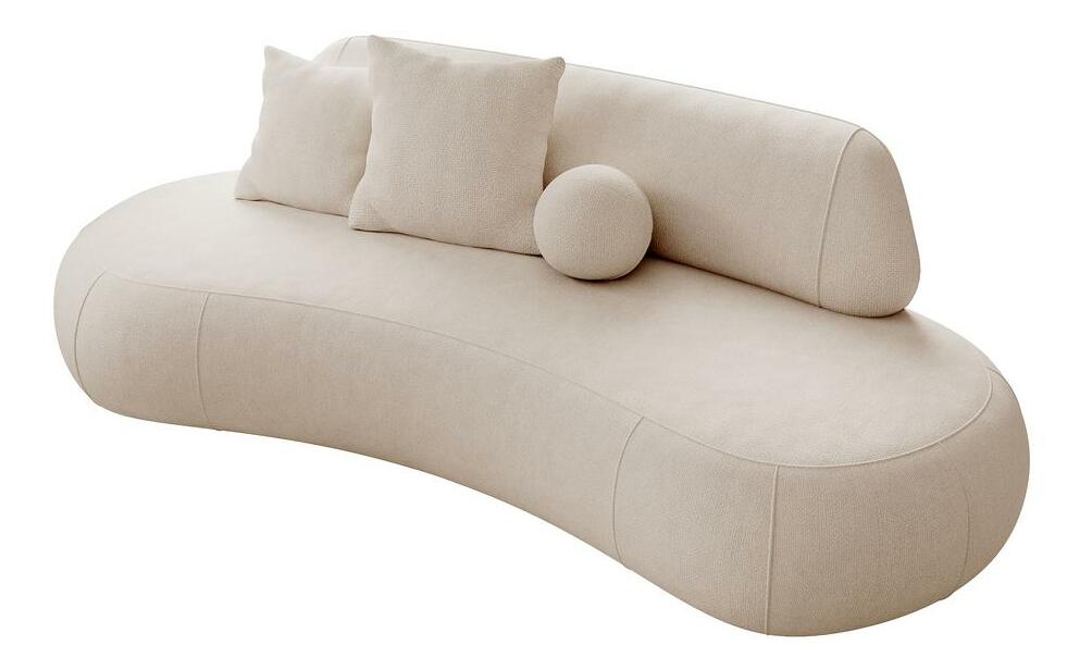 Pohovka trojsedačka Bally (béžová + černá)
