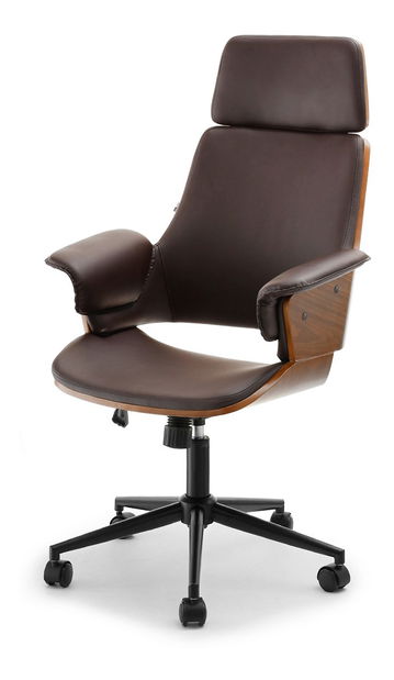 Křeslo Clementine (ořech + černá)