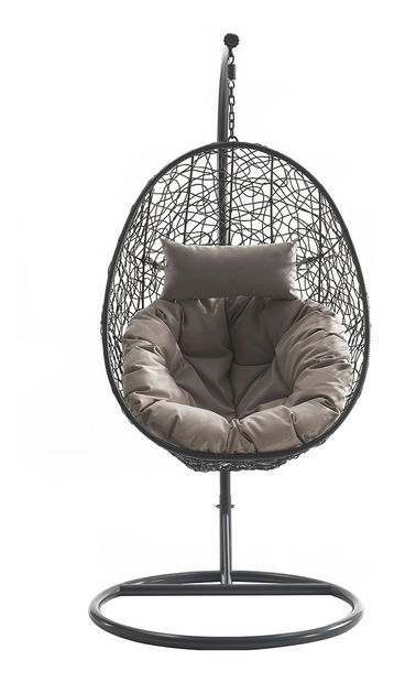 Závěsné křeslo Musika (přírodní + krémová)