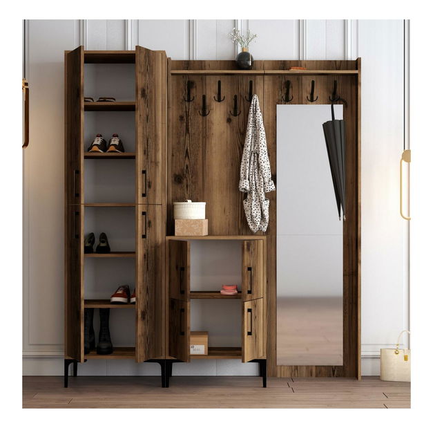 Předsíňová stěna Betina ABC (ořech)