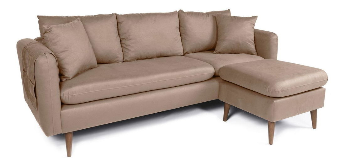 Rohová sedací souprava Sanfrisco (P) (kamenná)