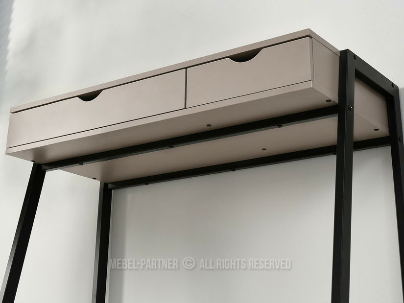 PC stolek Land (béžová + černá)