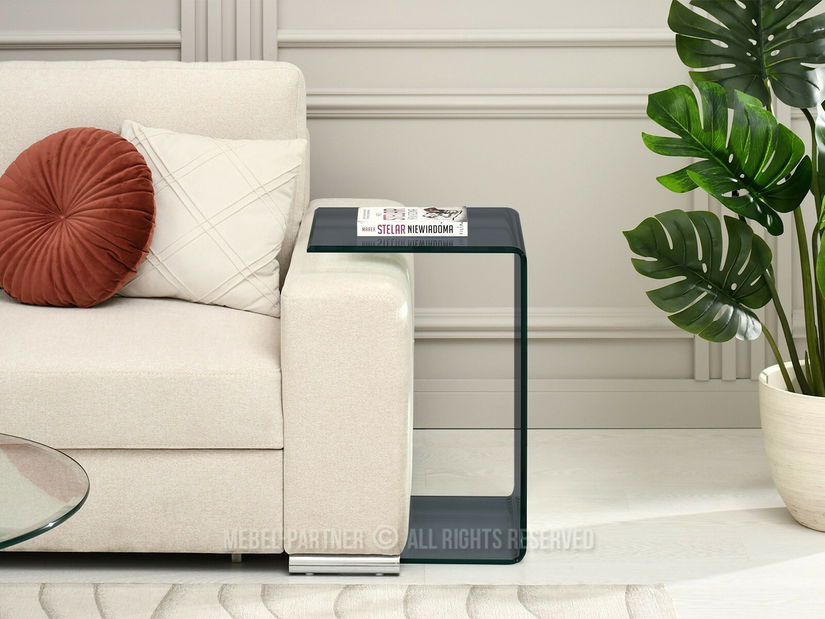 Konferenční stolek Preferimos (kouřové sklo)