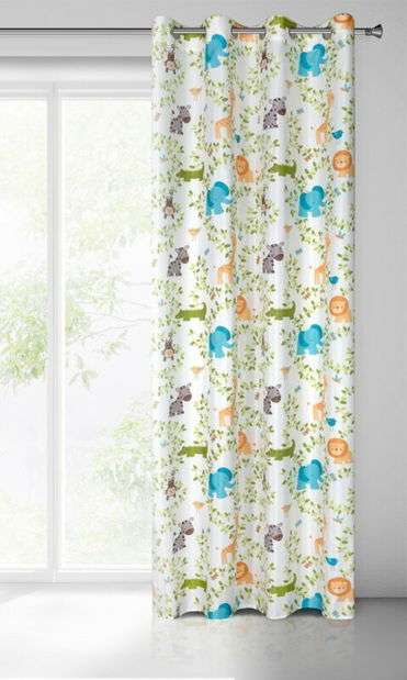 Záclona 140x250 cm Jumanji (bílá)