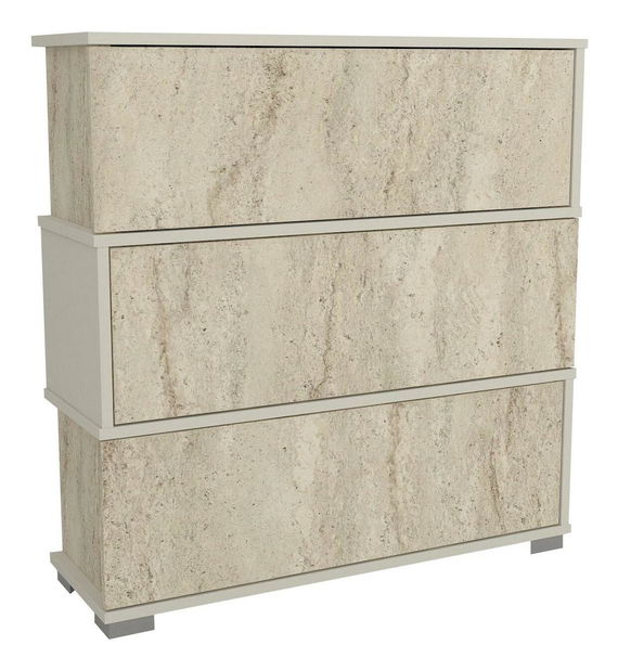 Skříňka na boty Napoleon (travertin + písková)