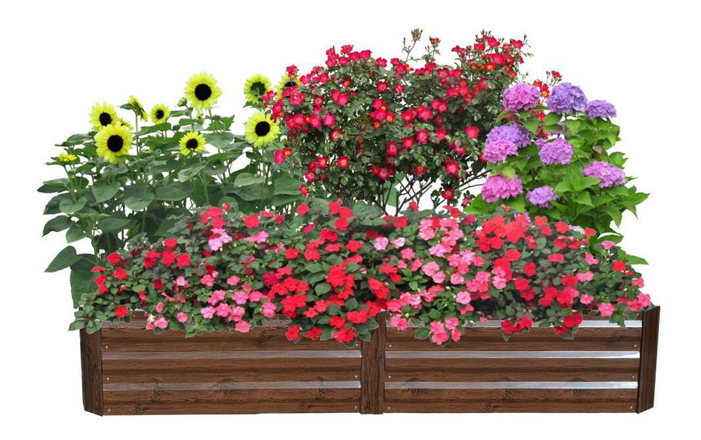 Vyvýšený záhon 6 Naipes (hnědá)