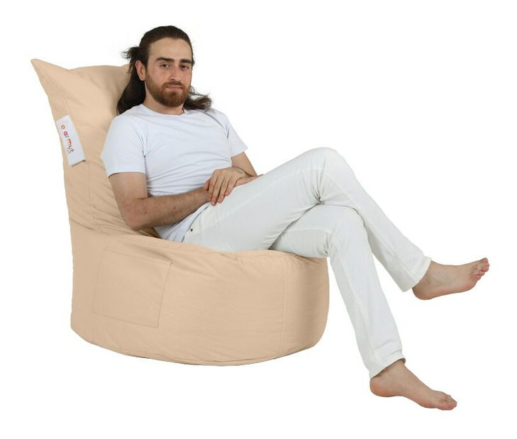 Sedací pytel Beemin (béžová)