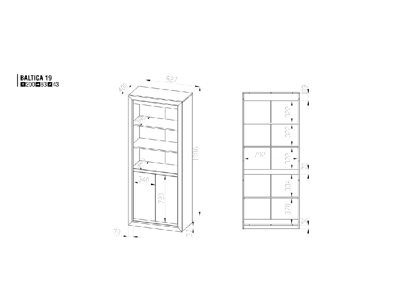 Regál Baltica 19