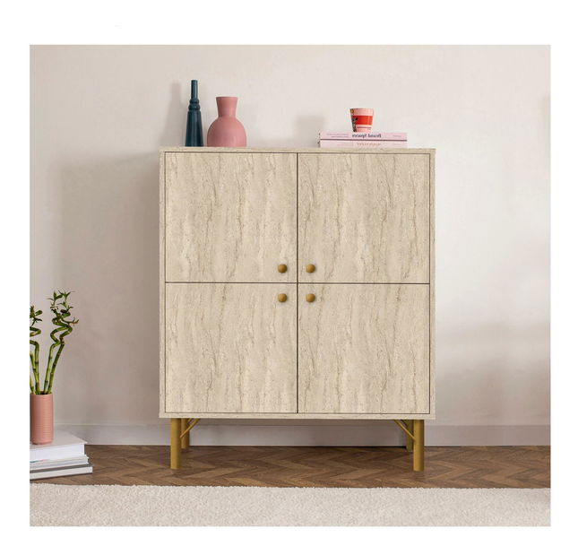 Skříňka Maluxe 2 869 (travertin)