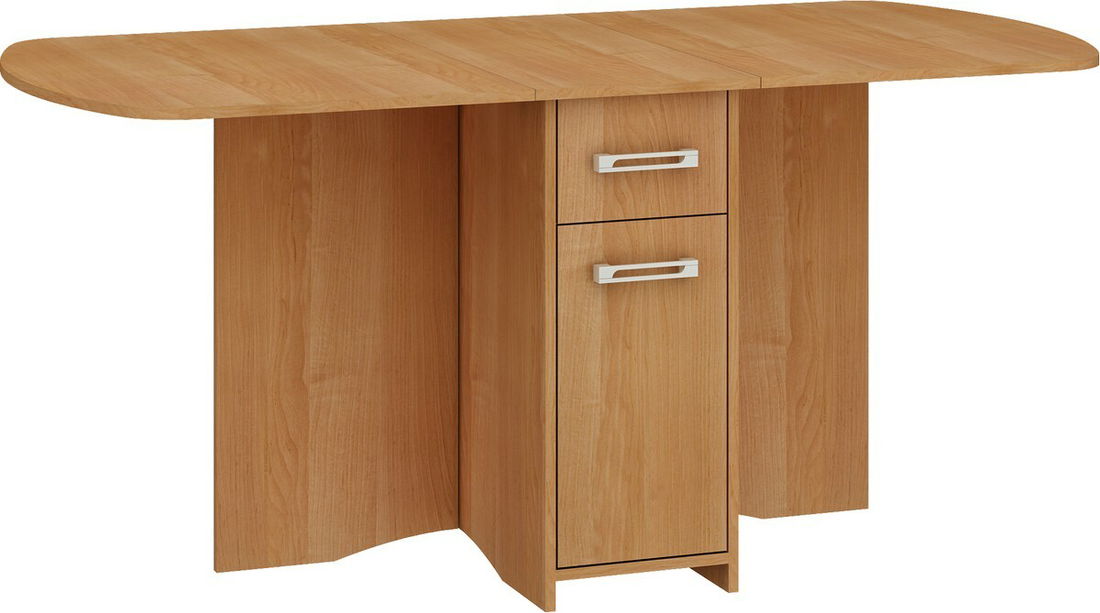 Rozkládací jídelní stůl Elston X (olše) (pro 4 až 6 osob)