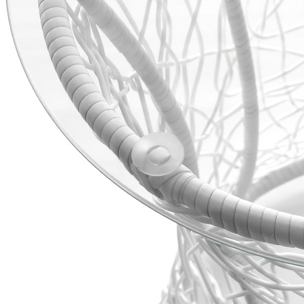 Příruční stolek Silmi (bílá)