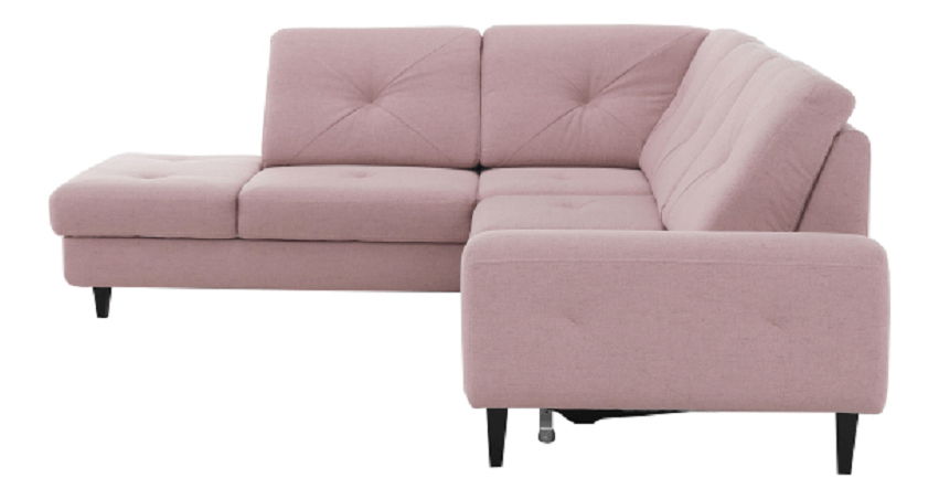 Rohová sedací souprava Prada (pudrová) (L)