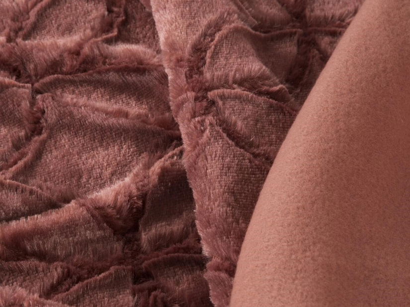 Přehoz na postel 210x170 cm HAYDI (marsala)