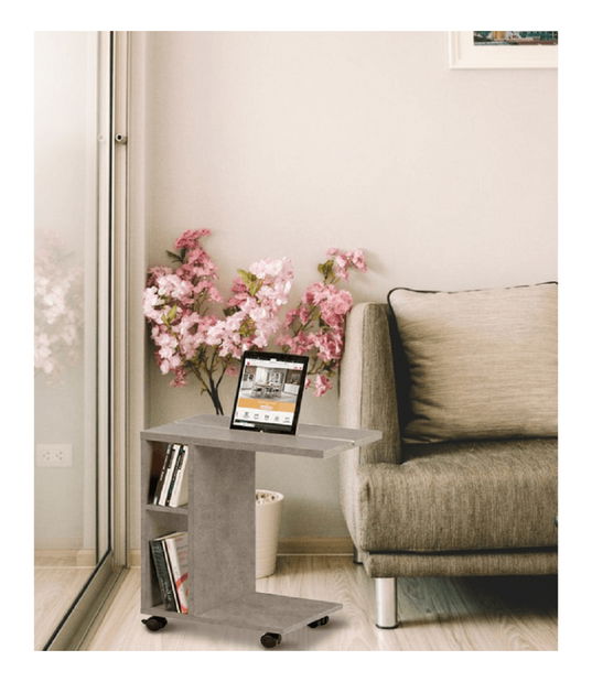 Příruční stolek Niddo (světlý beton)