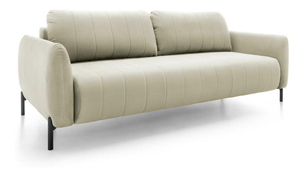 Pohovka trojsedačka Newbie (krémová + černá)