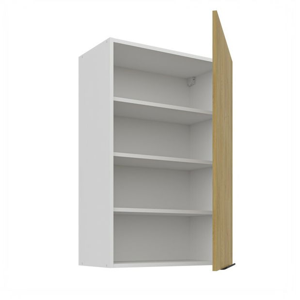 Horní kuchyňská skříňka Carminia 60 G-90 1F (dub cremona + bílá)