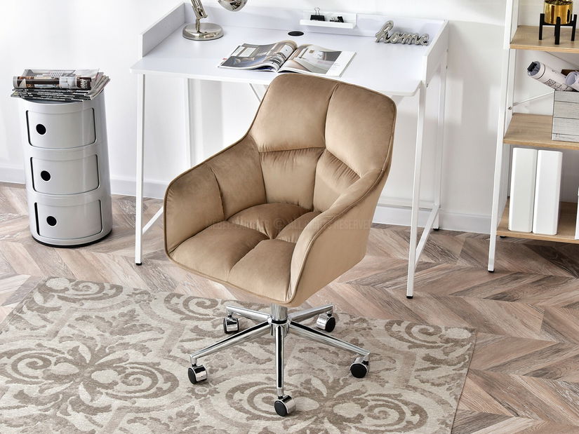 Křeslo Island (béžová + chromová)