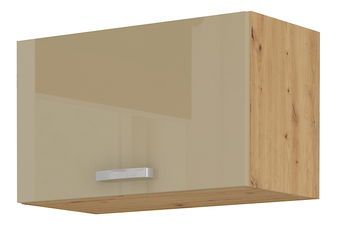 Horní kuchyňská skříňka Arryn 60 GU-36 1F (dub artisan + lesk cappucino)