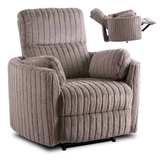 Polohovací křeslo Reunirse (šedá)