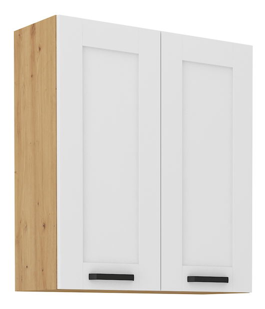 Horní skříňka Lesana 2 (bílá + dub artisan) 80 G-90 2 F 