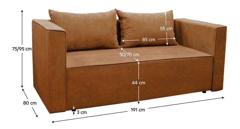 Pohovka Paddington (terakota)