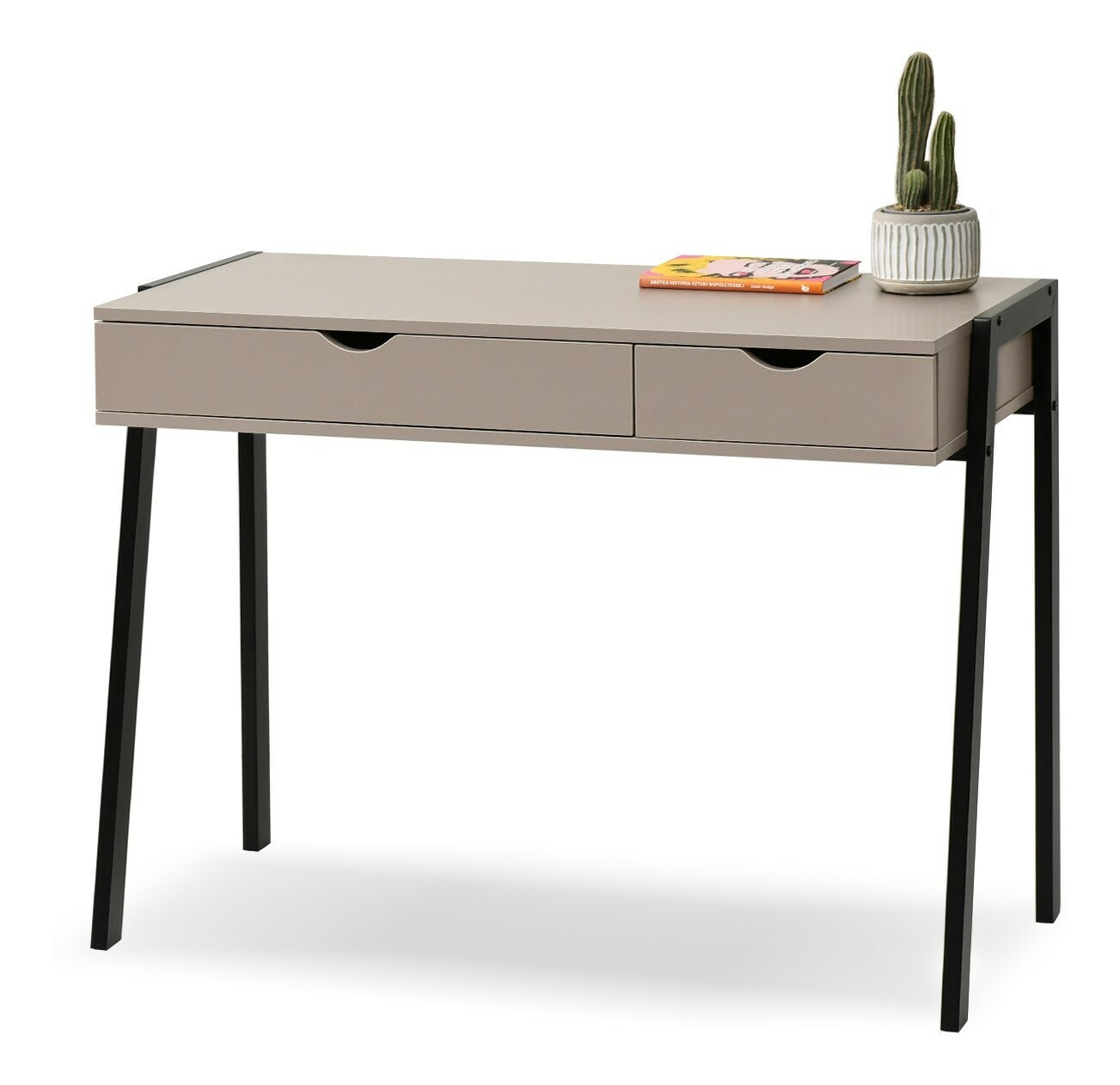 PC stolek Land (béžová + černá)