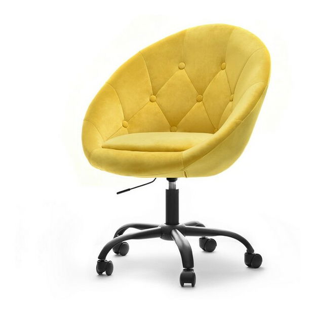 Křeslo Lush 4 (žlutá + černá)