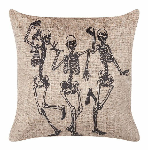 Ozdobný polštář 45 x 45 cm Mosu (černá)