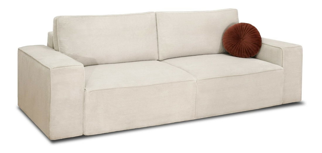 Pohovka dvousedačka Cerebral (krémová + černá)