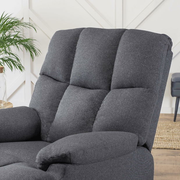 Polohovací křeslo Repraducida (šedá)