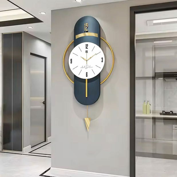 Nástěnné hodiny Vlnia 1 (zelená)