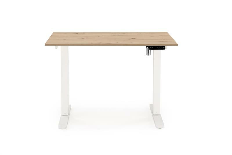 PC stolek Bush (dub zlatý + bílá)